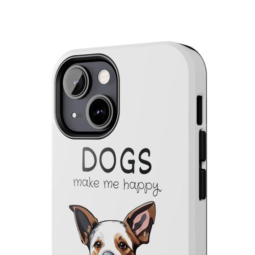 iPhone Cases: "Dogs make me happy. Humans hurt my head" - RPBA Shop