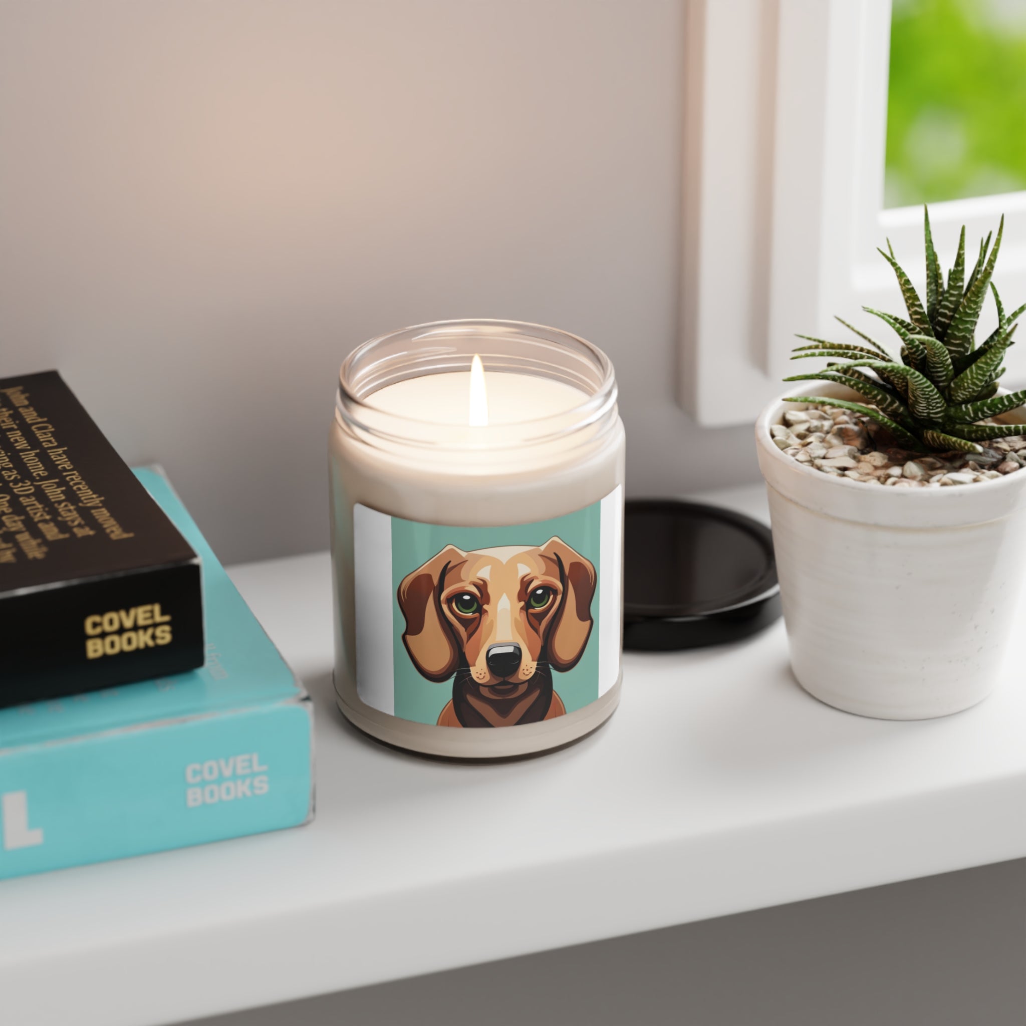 Dachshund Candle Scented Soy Candle, 255g