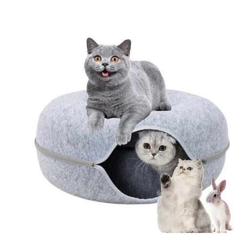 Cosy Donut Cat Bed