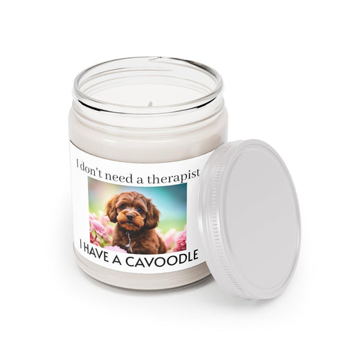 Brown Cavoodle Themed Scented Candles, 255g - RPBA Shop