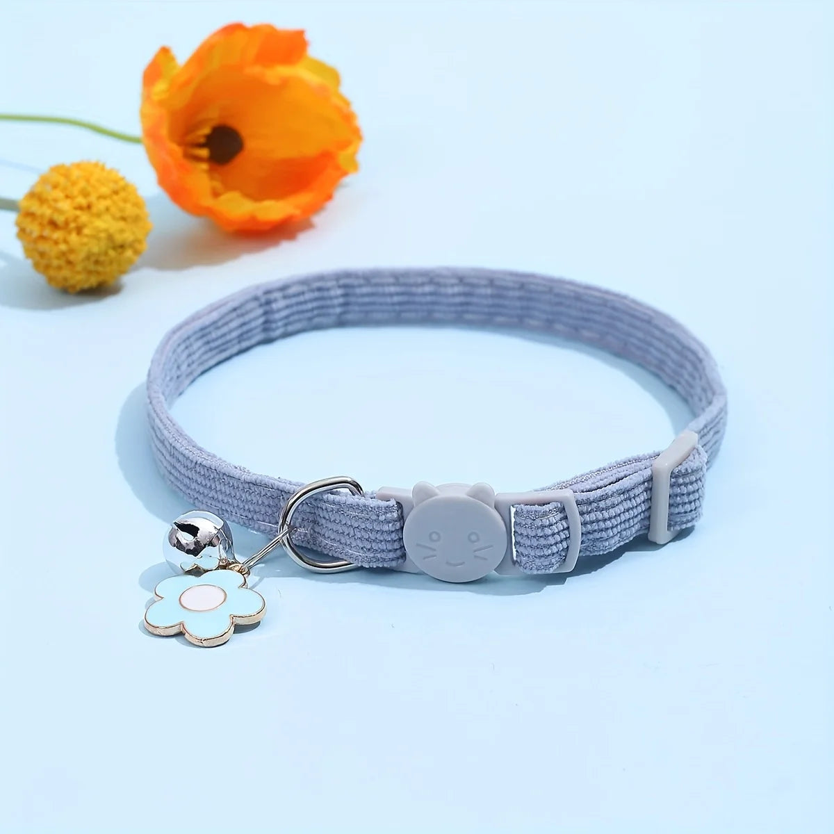 Collar With Ring Bell For Small Breed Pets