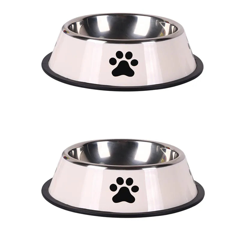 Large Stainless Steel Pet Food Bowl