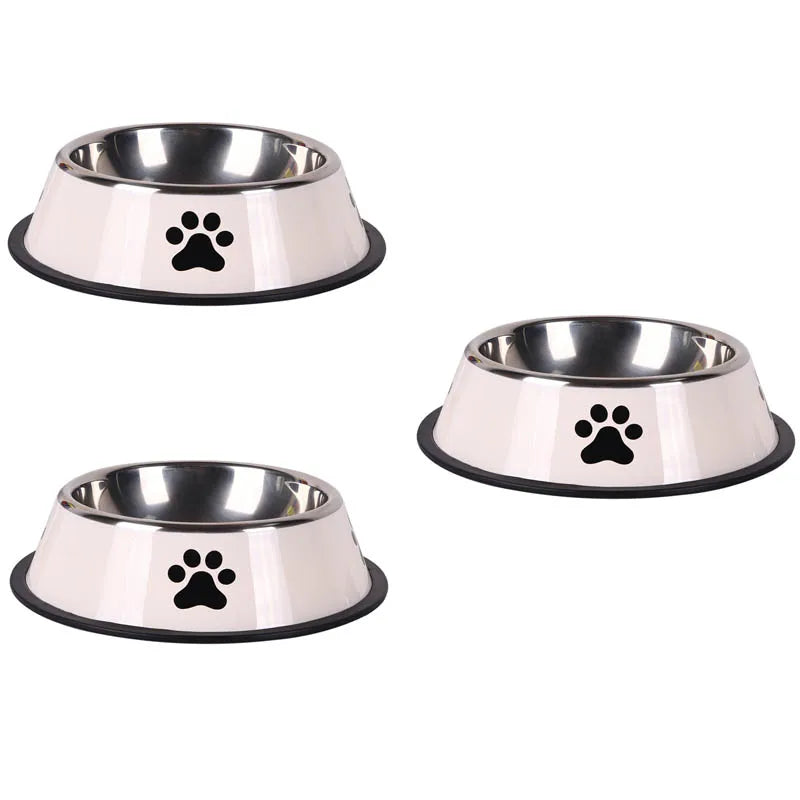 Large Stainless Steel Pet Food Bowl