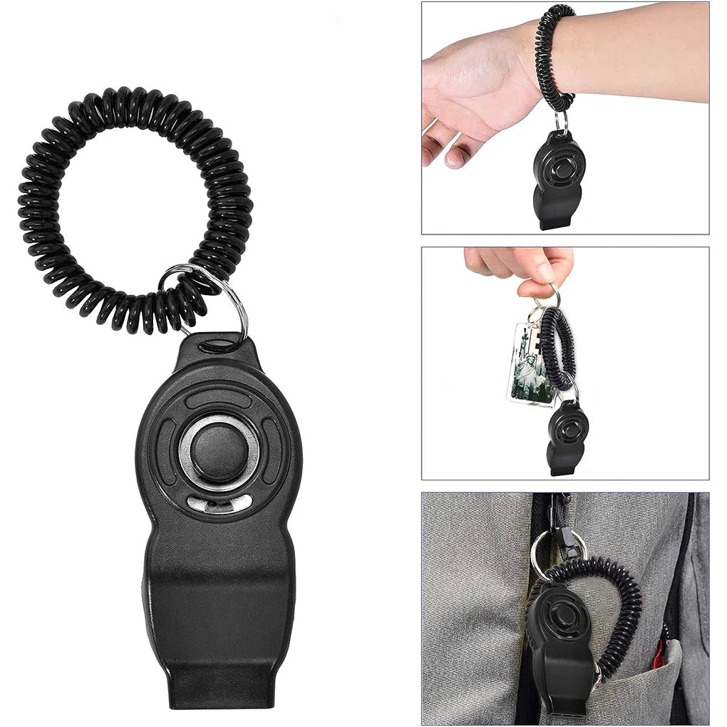 2-in-1 Pet Training Clicker and Whistle