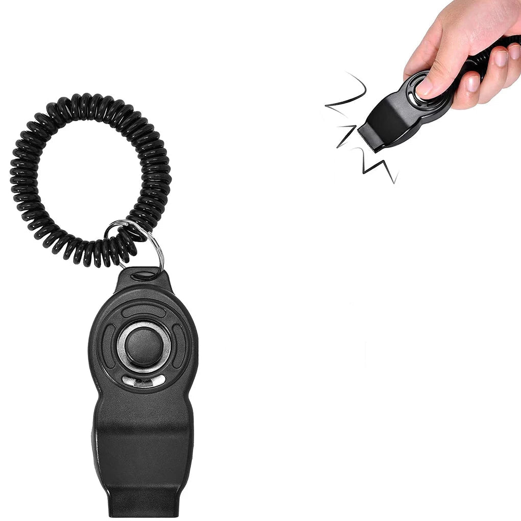 2-in-1 Pet Training Clicker and Whistle