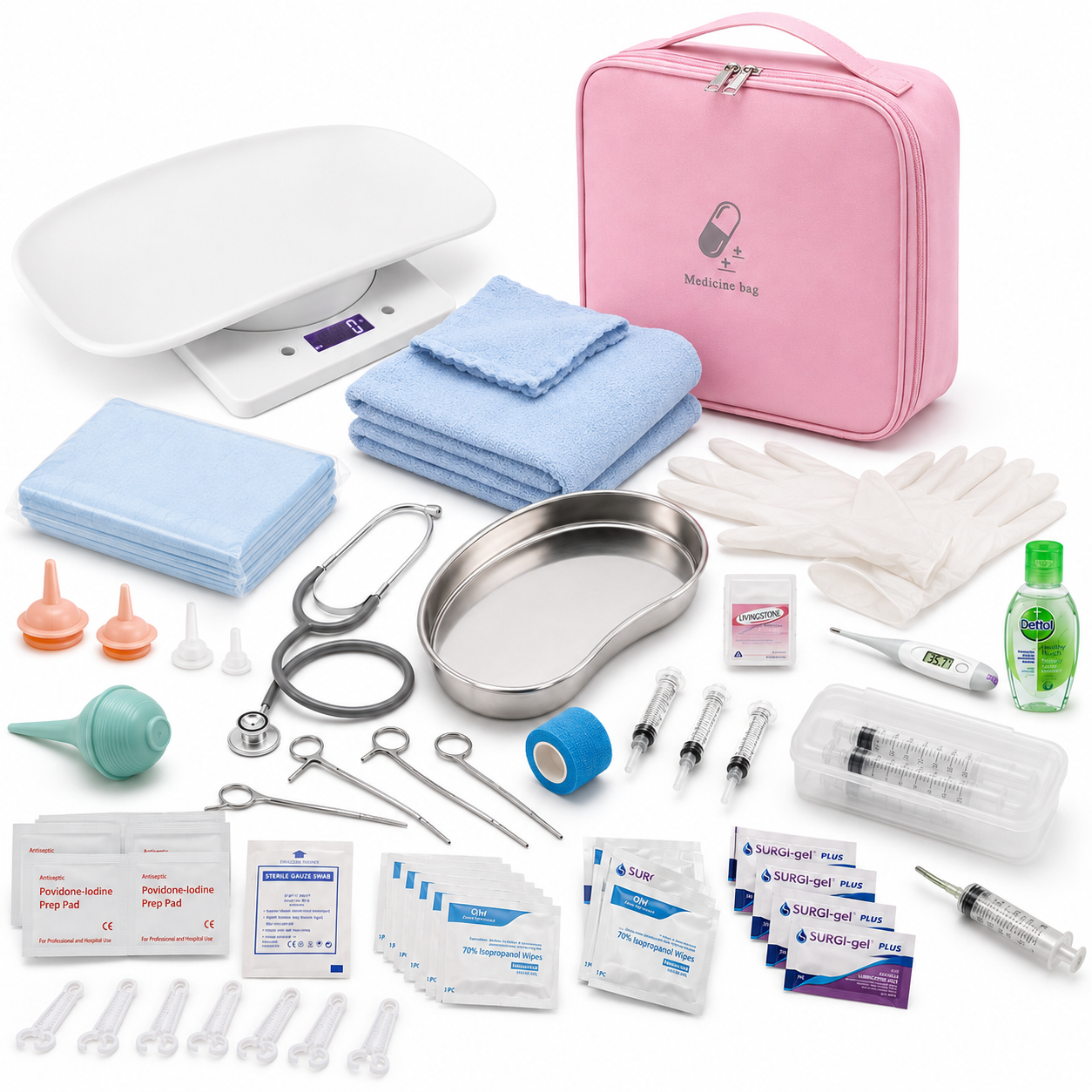 Extra product shot of the Premium Whelping Kit Pink