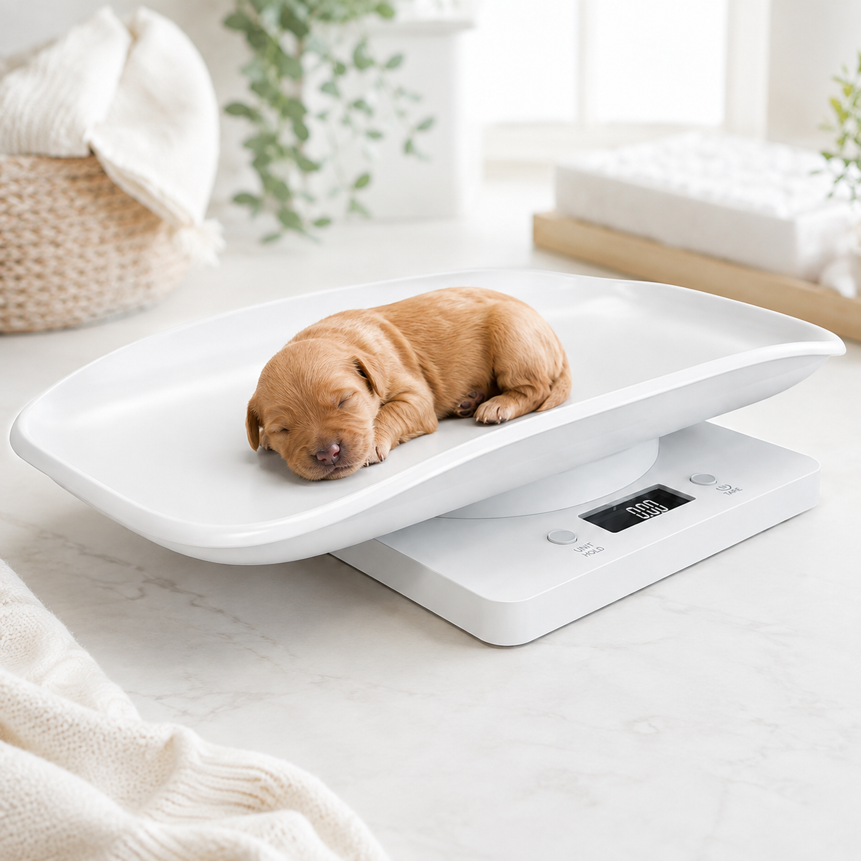 Digital Puppy Scales for Newborns – 1g to 10kg
