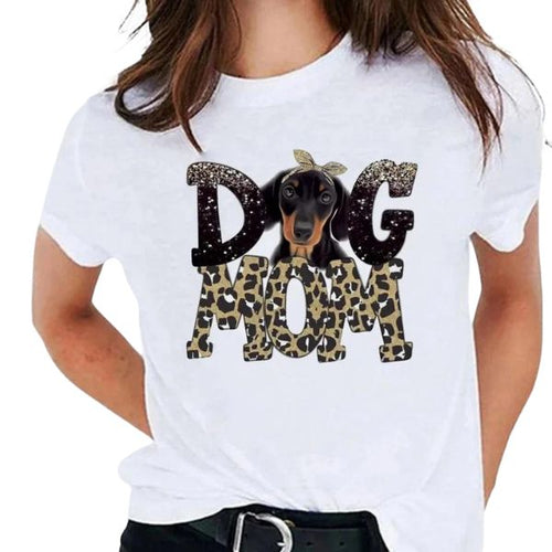 Dog mon on a shirt