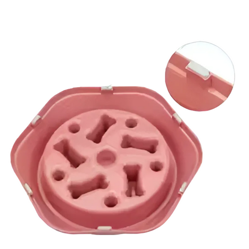The Slow Feeder Pet Bowl Non-Slip Design (Copy) pictured in more detail