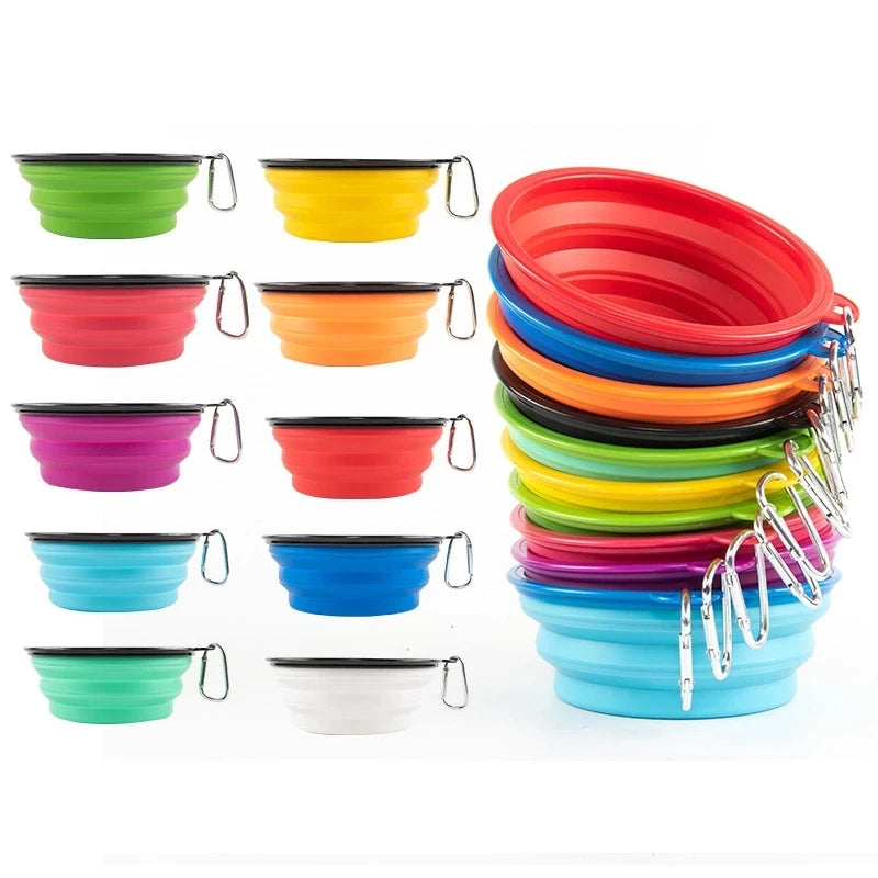 Large Collapsible Dog Travel Bowl