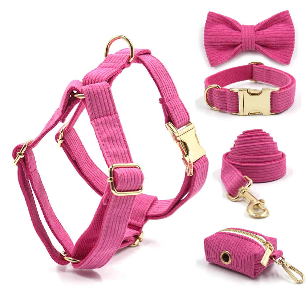 Luxury Hot Pink Pet Harness for Dog