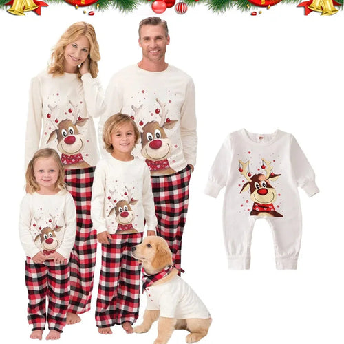 Xmas Family Puppy Matching Pyjamas