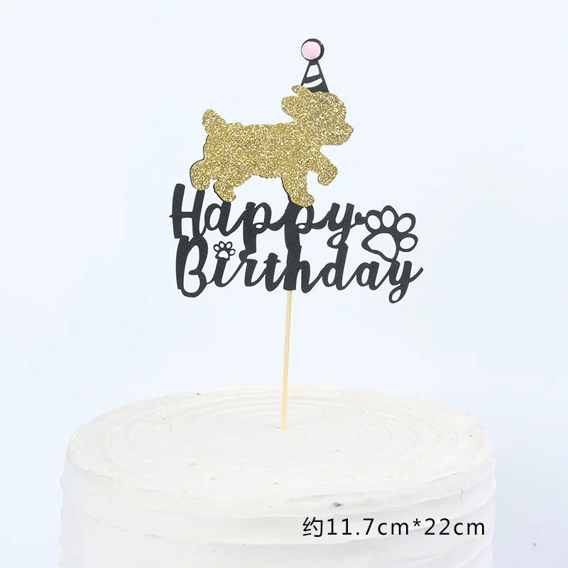 Dog Themed Cake Toppers