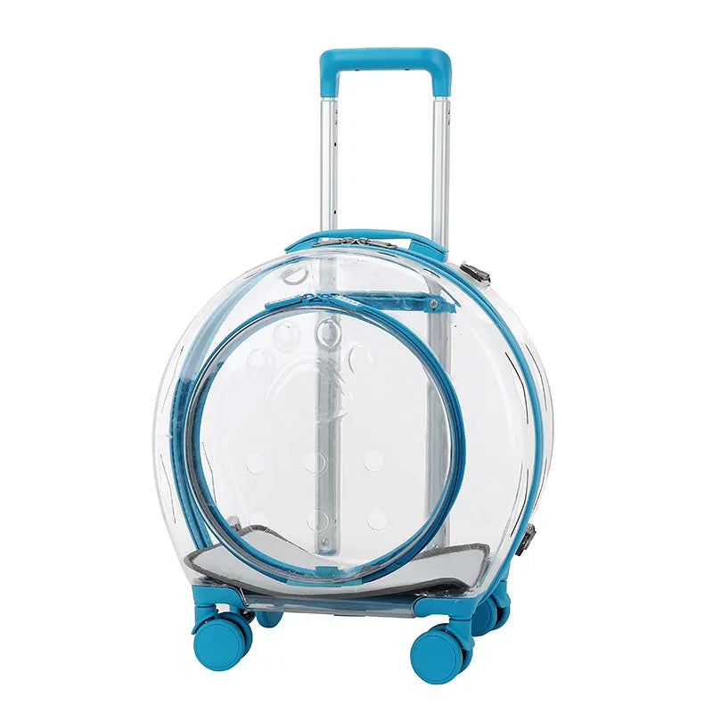 Portable Transparent Trolley Case