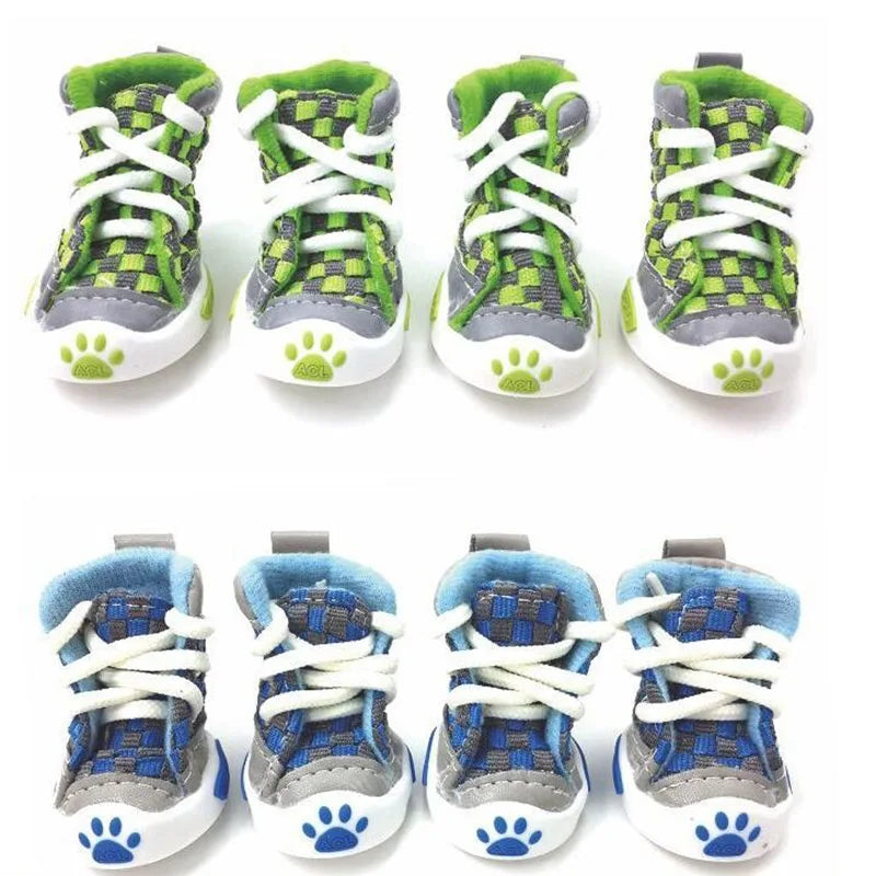 Football Style Puppy Boots for Small Dogs
