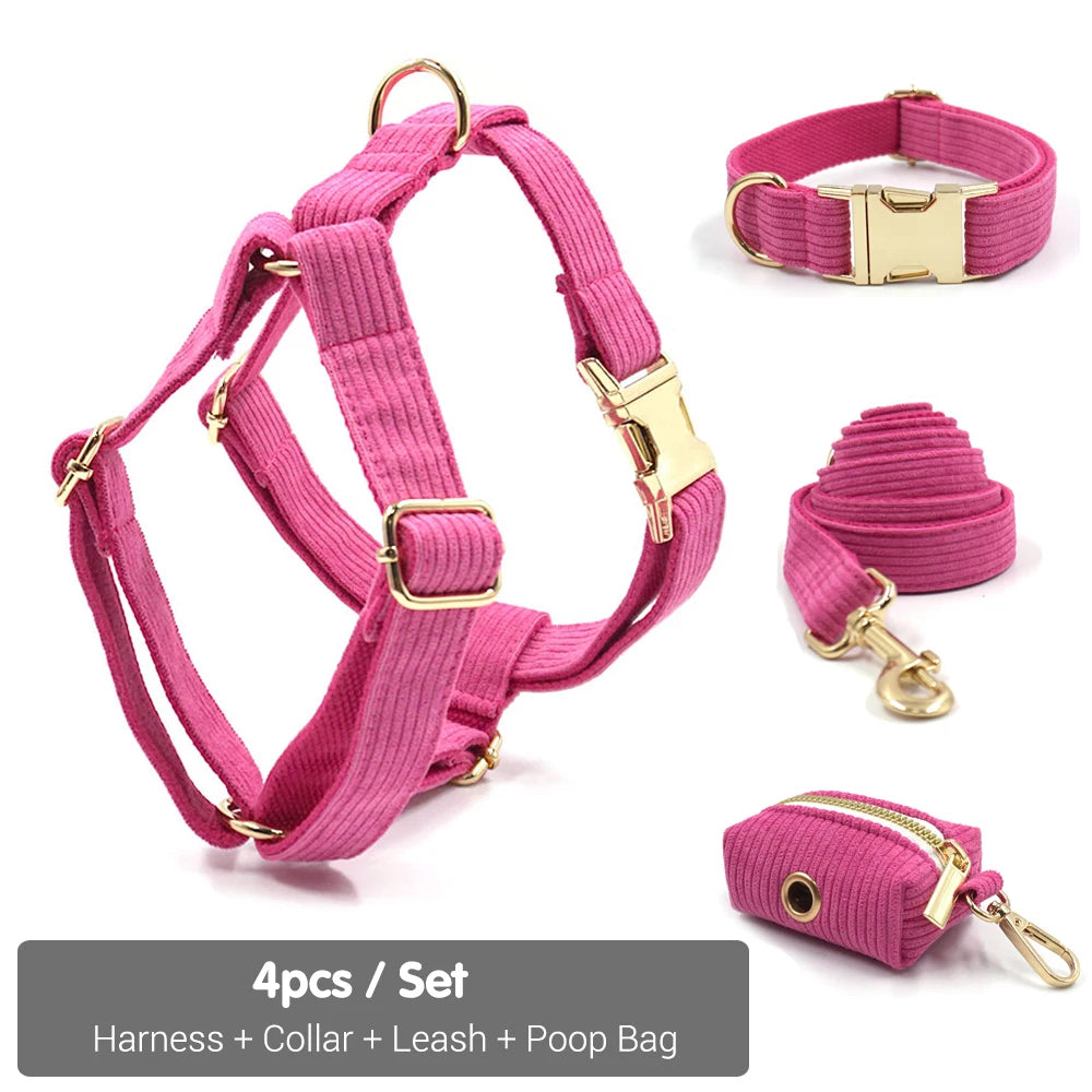 Luxury Hot Pink Pet Harness for Dog