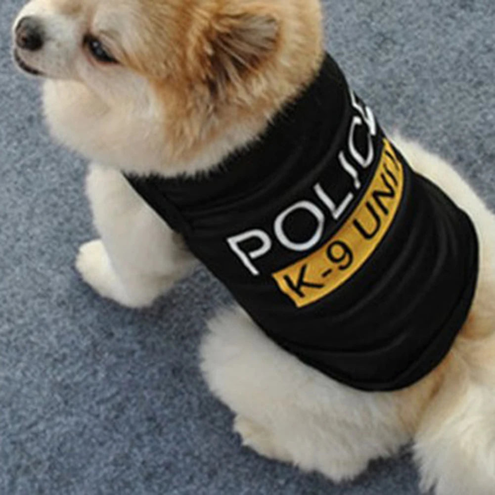 Pet Police Vest Outfit