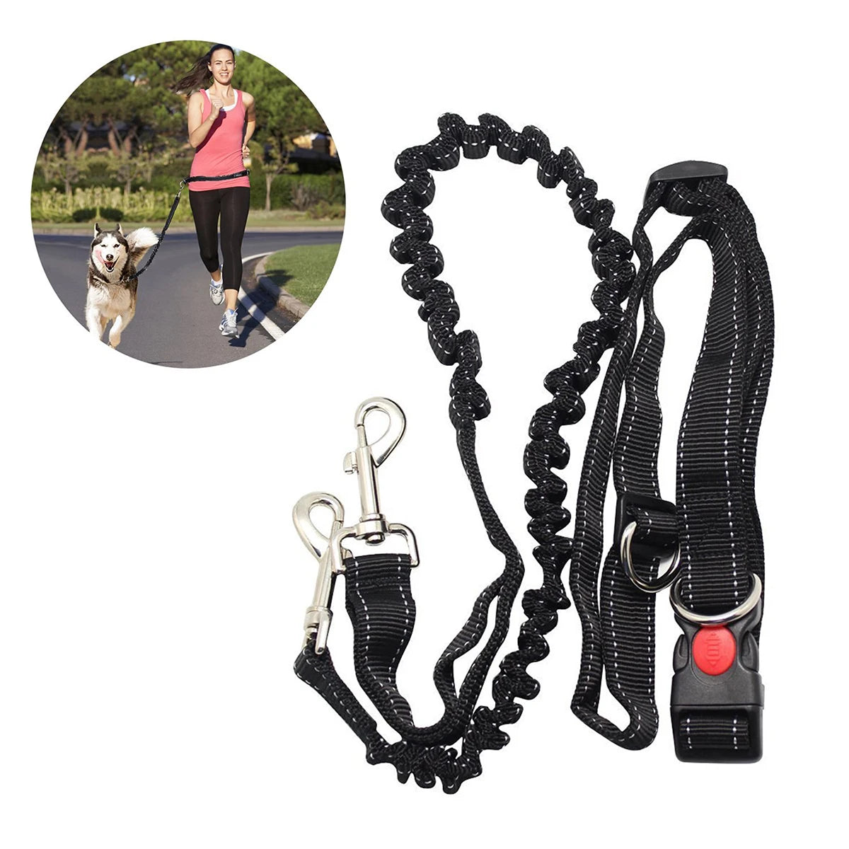 Handsfree Retractable Dog Leash