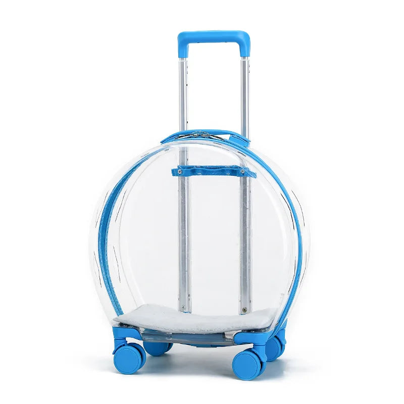 Portable Transparent Trolley Case