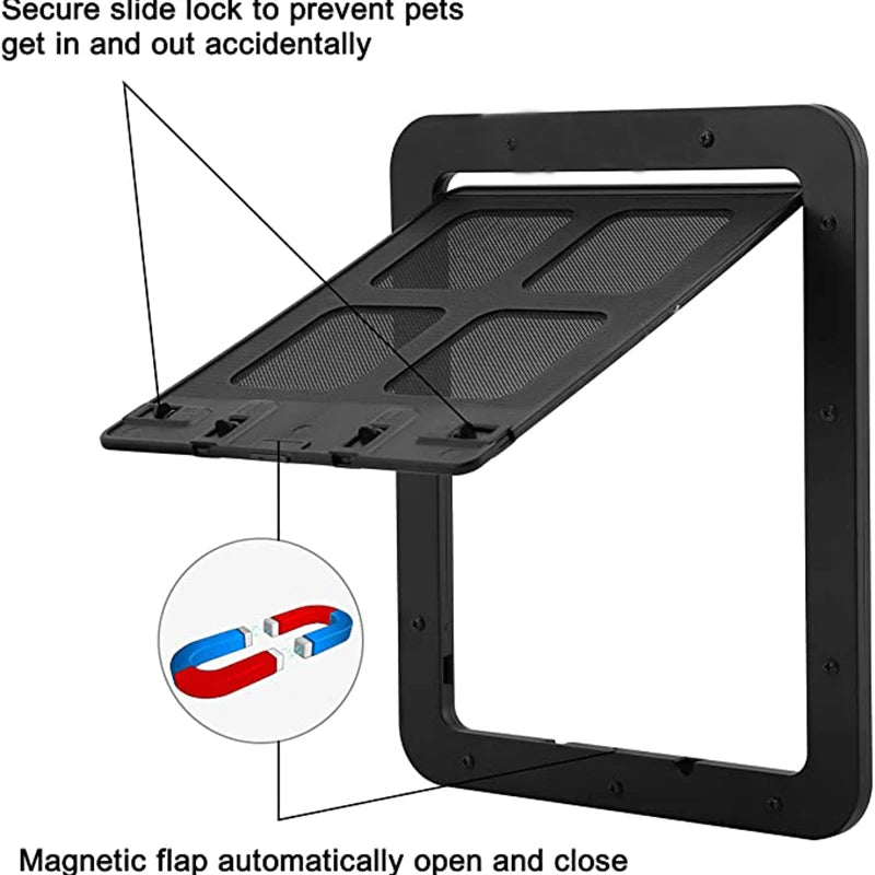 Magnetic Self-Closing Pet Screen Door