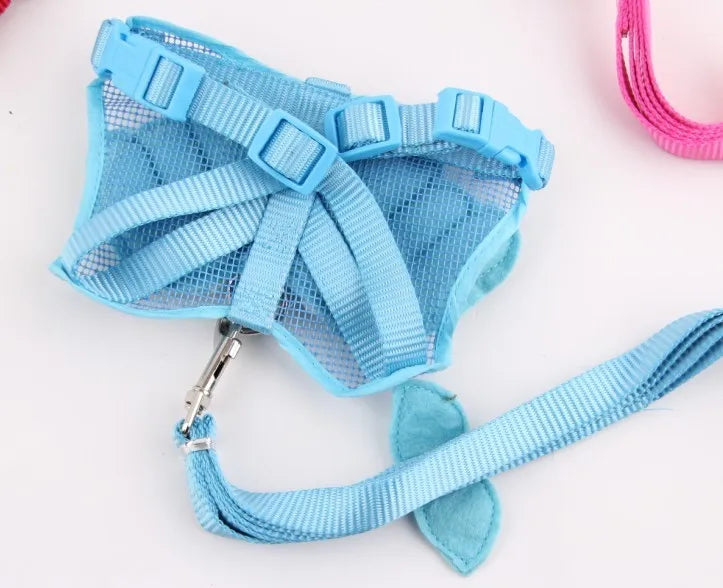 Angel Wing Dog Harness & Leash Set