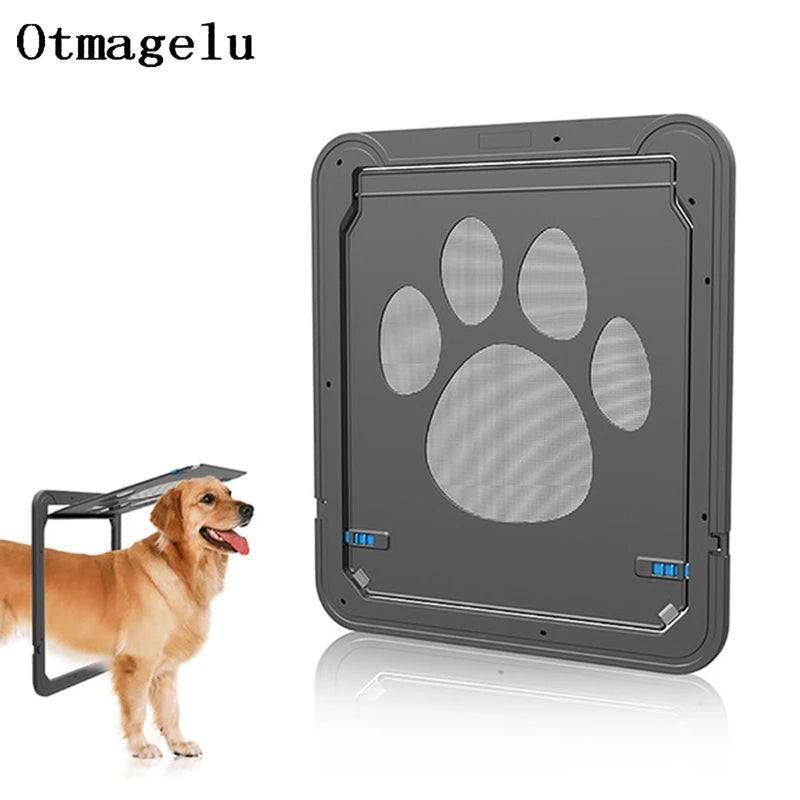 4-Way Lockable Plastic Pet Screen Door
