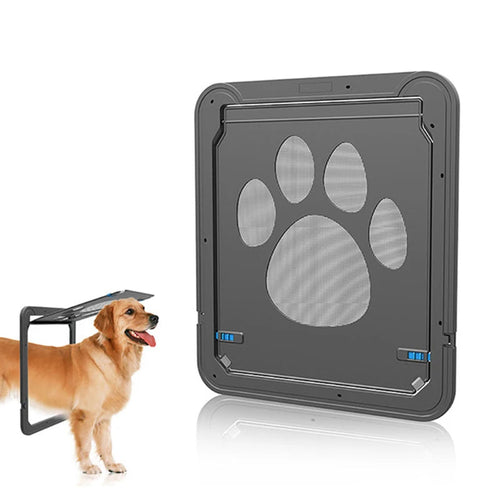 4-Way Lockable Plastic Pet Screen Door, part of the RPBA Shop range for pets