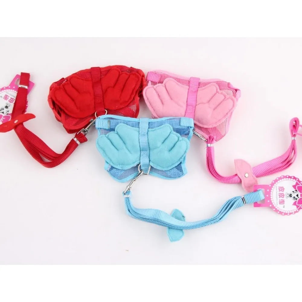 Angel Wing Dog Harness & Leash Set