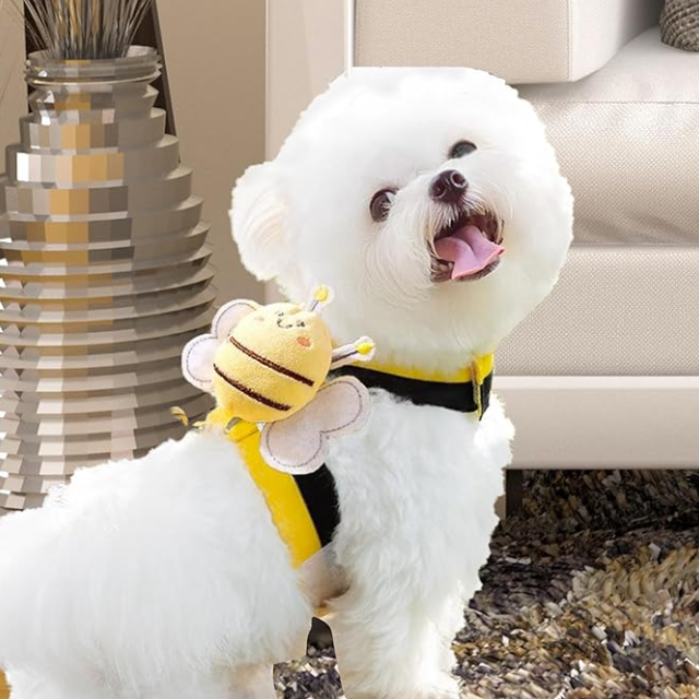 Cute Bee Themed Dog Harness