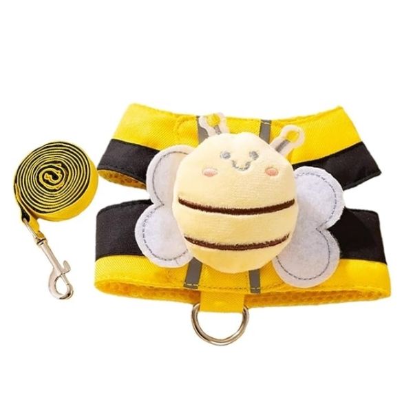 Cute Bee Themed Dog Harness