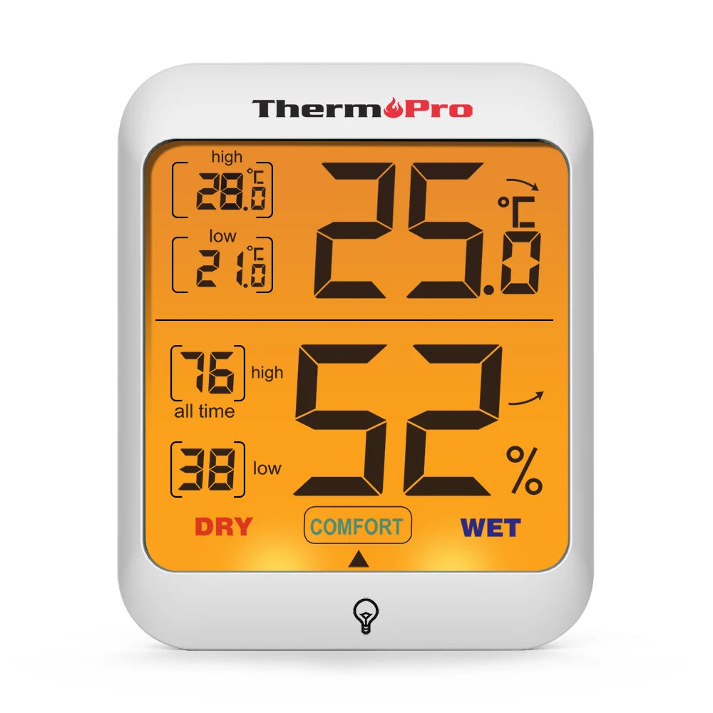 Room Temperature and Humidity Thermometer