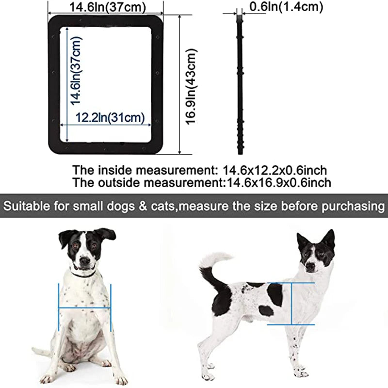 Magnetic Self-Closing Pet Screen Door