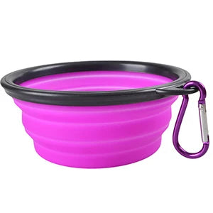 Large Collapsible Dog Travel Bowl