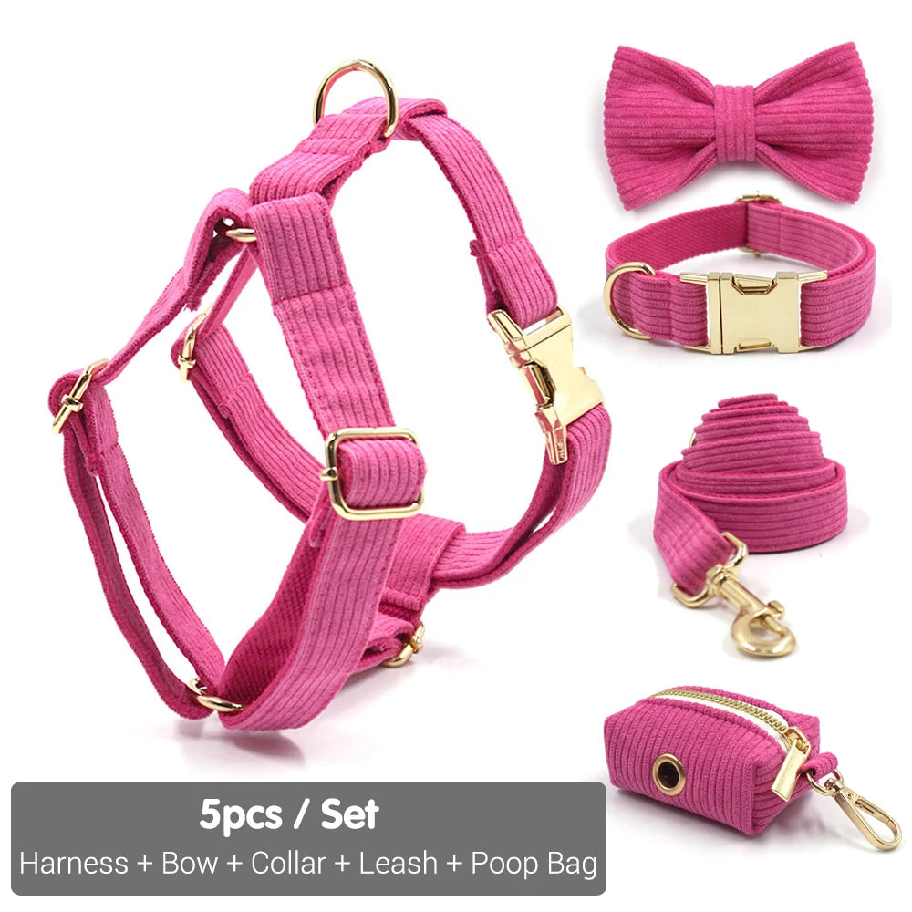 Luxury Hot Pink Pet Harness for Dog