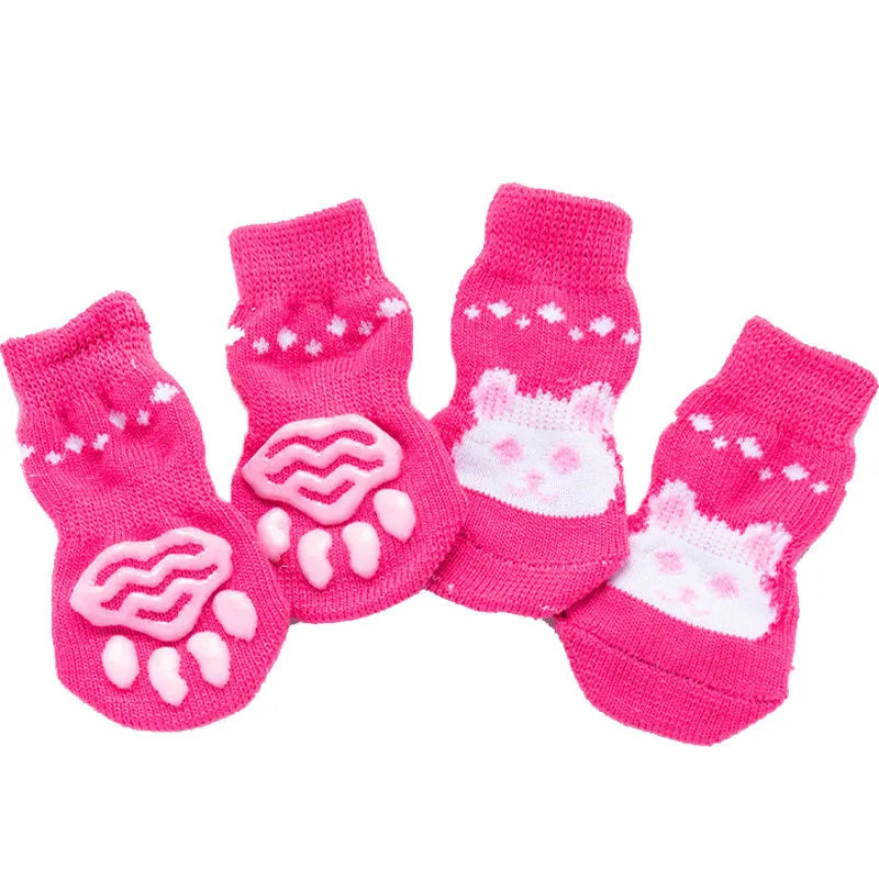 4 Pc Warm Puppy Socks