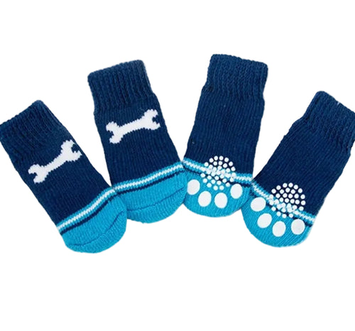 4-Piece Warm Puppy Socks for Australian puppies