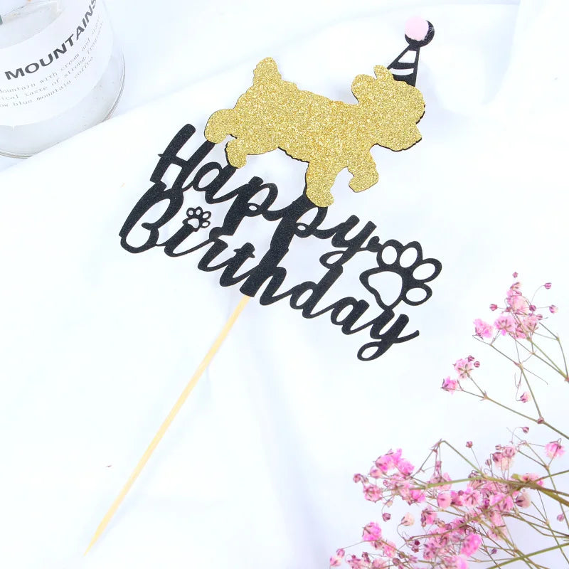 Dog Themed Cake Toppers