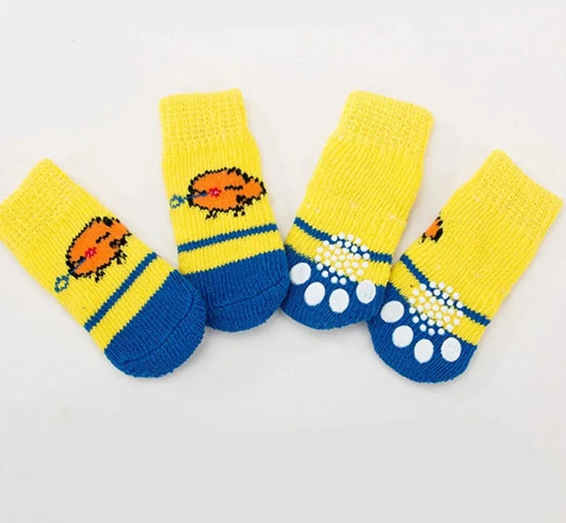 4 Pc Warm Puppy Socks