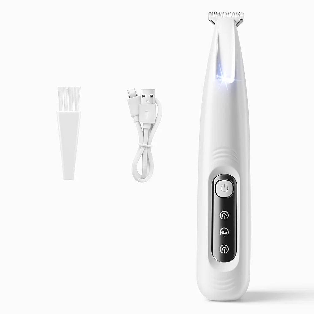New Pet Paw Trimmer with LED Light, part of the RPBA Shop range for pets