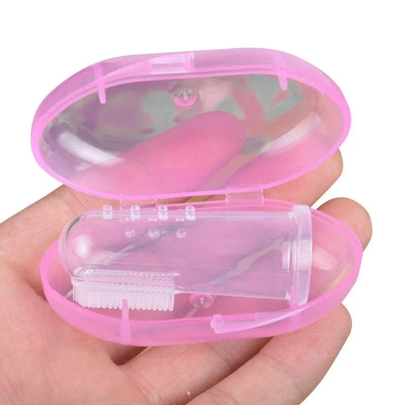 Super Soft Silica Gel Pet Finger Toothbrush