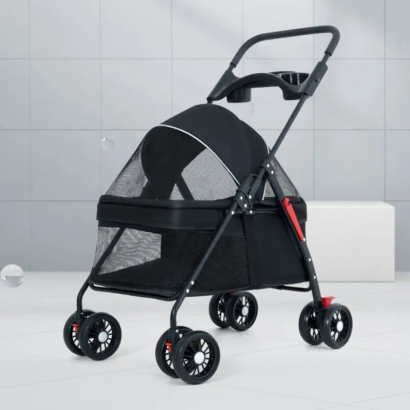 Foldable Detachable Dog Trolley