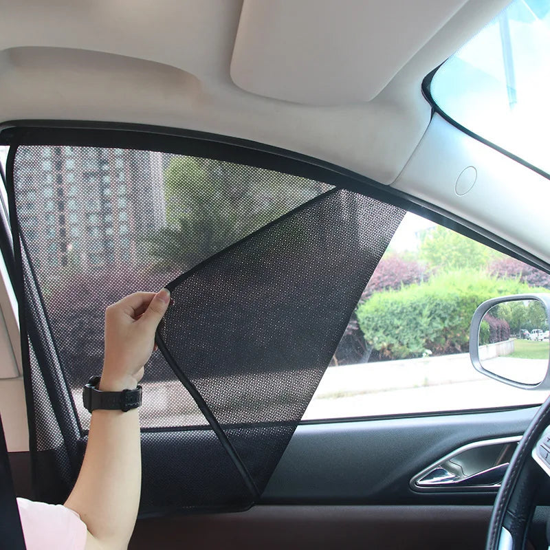 Magnetic Car Window Mesh Curtain
