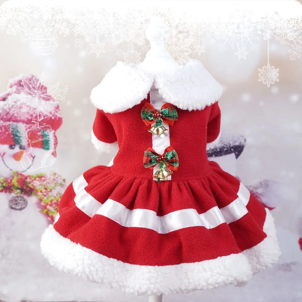 Santa Christmas Dress for Dogs and Cats