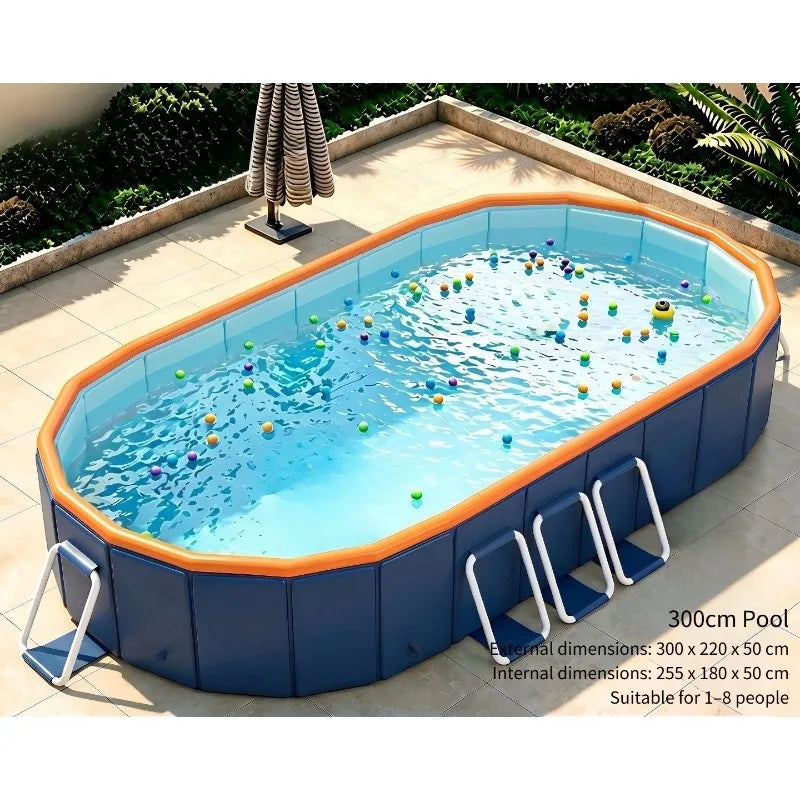 Easy-Set Backyard Swimming Pool