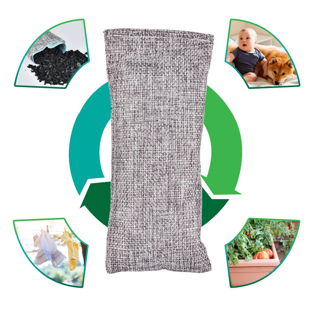 Natural Bamboo Charcoal Bags Odour Absorber