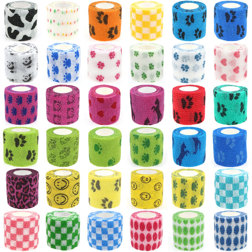 Printed Elastic Bandage Self Adhering Wrap for Australian pets