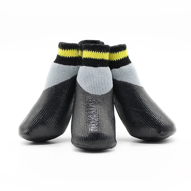 4pc Set Cotton Anti-Skid Dog Socks