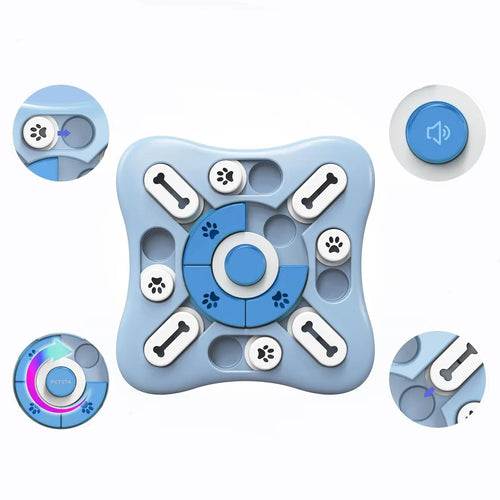 The Interactive Slow Feeder Dog Toy pictured in more detail