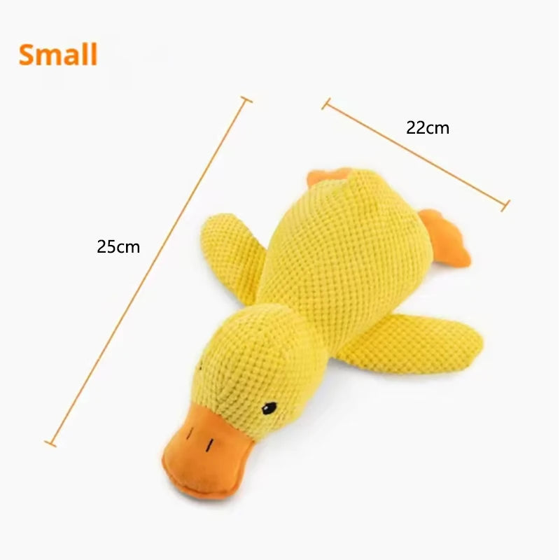 Yellow Duck Boredom-Relief Dog Toy