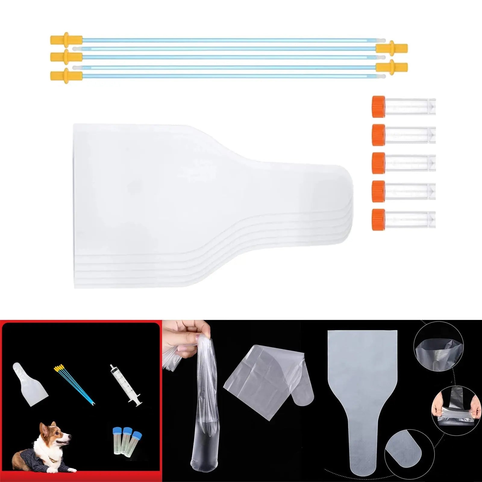 Leakproof Flexible Dog Breeding Kit